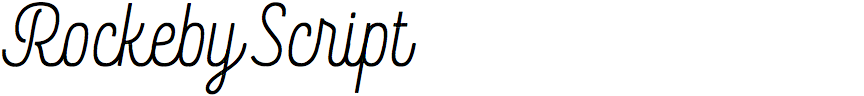 Rockeby Script