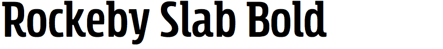 Rockeby Slab Bold