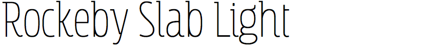 Rockeby Slab Light