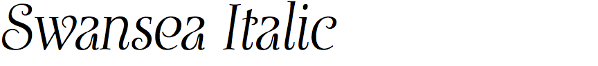 Swansea Italic