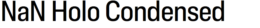 NaN Holo Condensed