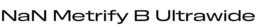 NaN Metrify B Ultrawide