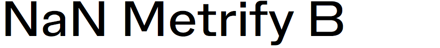 NaN Metrify B
