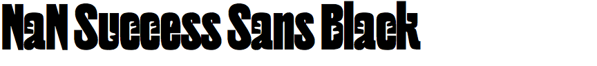 NaN Success Sans Black