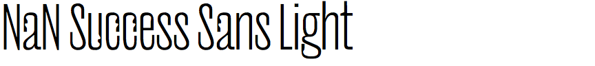 NaN Success Sans Light
