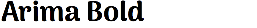 Arima Bold