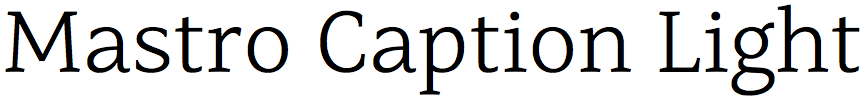 Mastro Caption Light