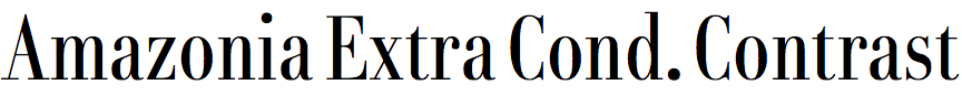 Amazonia Extra Condensed Contrast