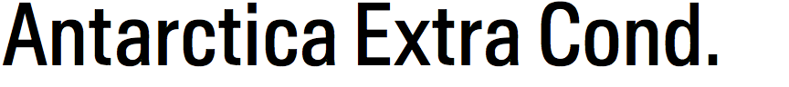 Antarctica Extra Condensed