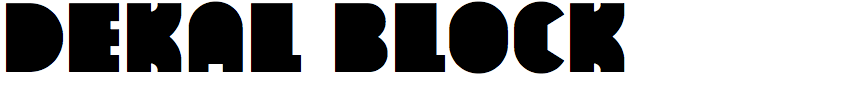Dekal Block