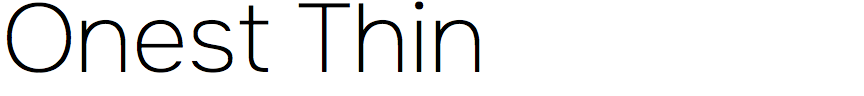 Onest Thin