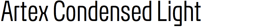 Artex Condensed Light