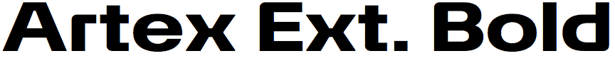 Artex Extended Bold