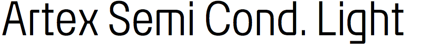 Artex Semi Condensed Light