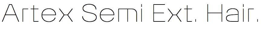 Artex Semi Extended Hairline