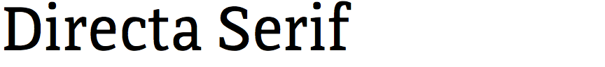 Directa Serif