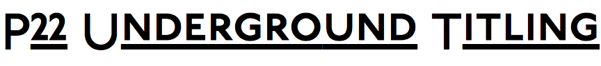 P22 Underground Titling