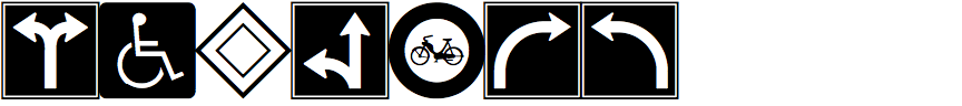 PIXymbols Road Signs