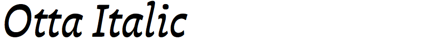 Otta Italic