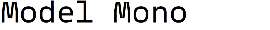 Model Mono