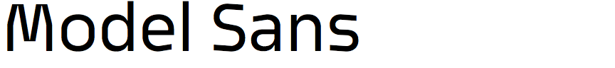 Model Sans