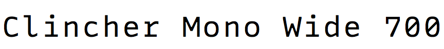 Clincher Mono Wide 700