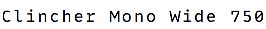 Clincher Mono Wide 750