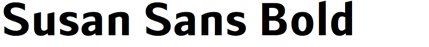 Susan Sans Bold