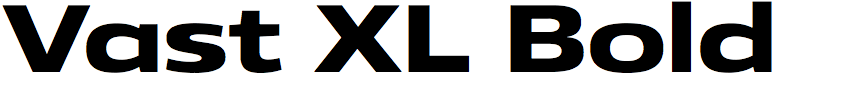 Vast XL Bold