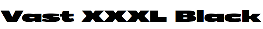 Vast XXXL Black