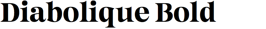 Diabolique Bold
