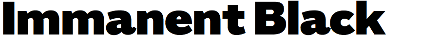 Immanent Black
