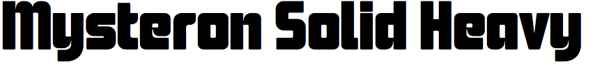 Mysteron Solid Heavy