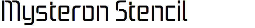 Mysteron Stencil