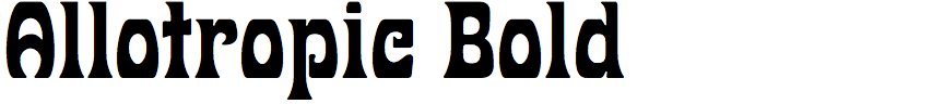 Allotropic Bold