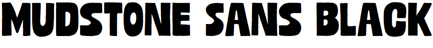 Mudstone Sans Black
