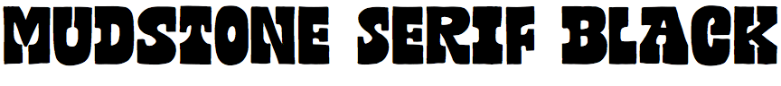 Mudstone Serif Black