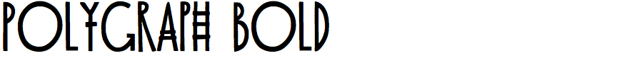 Polygraph Bold