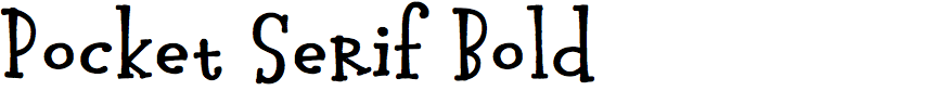 Pocket Serif Bold