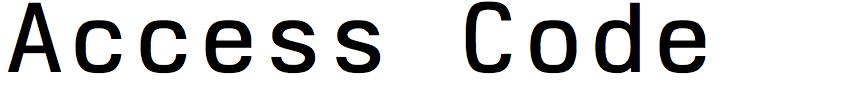 Access Code