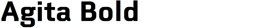 Agita Bold