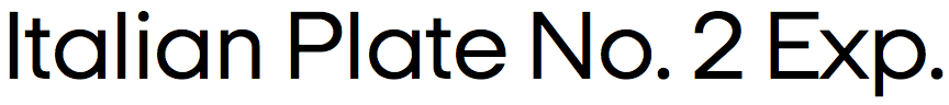 Italian Plate No. 2 Expanded