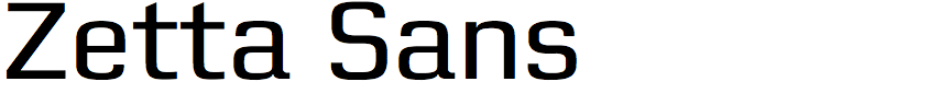 Zetta Sans