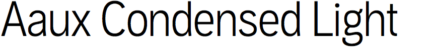 Aaux Condensed Light