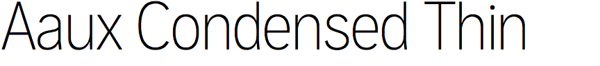Aaux Condensed Thin