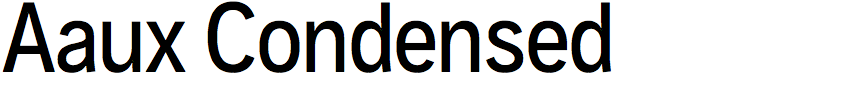 Aaux Condensed
