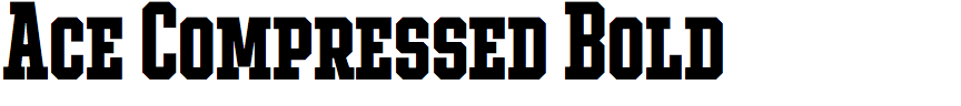 Ace Compressed Bold