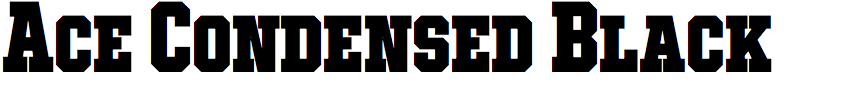 Ace Condensed Black
