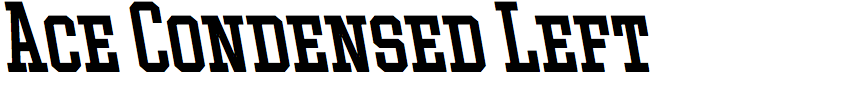 Ace Condensed Left