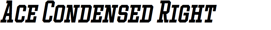 Ace Condensed Right